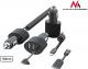 Ładowarka samochodowa 2xUSB, micro usb spiralny 1.8m Maclean MCE77