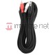 Kabel Gembird Minijack 3.5 - RCA (Cinch) x2 15m Czarny (CCA45815M) Szybka dostawa! Darmowy odbiór w 26 miastach!