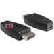 Adapter AV Delock Displayport/M Displayport mini/F 65237 Darmowy odbiór w 26 miastach! Raty od 20,02 zł