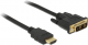Kabel Delock HDMI - DVI 2m Czarny (84670) Szybka dostawa! Darmowy odbiór w 26 miastach!