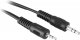 Kabel Goobay Minijack 3.5 - Minijack 3.5 2m Czarny (50459) Darmowy odbiór w 26 miastach!