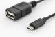 Kabel USB Digitus microUSB na USB-A (M/F) 0.3m Czarny (AK-300311-003-S) Darmowy odbiór w 26 miastach!