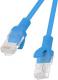 Lanberg RJ-45/RJ-45 kat.5e Niebieski 0.25m (PCF5-10CC-0025-B) Darmowy odbiór w 26 miastach!