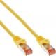 InLine Patchcord S/FTP, PiMF, Cat.6, PVC, żółty 50m (76455Y) Darmowy odbiór w 26 miastach!