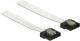 Delock Przewód SATA FLEXI 6 Gb/s o dł. 30 cm, biały, metalowe zaciski 83831 Szybka dostawa! Darmowy odbiór w 26 miastach!