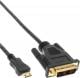 Kabel InLine Mini HDMI - DVI-D 1.5m Czarny (17476P) Darmowy odbiór w 26 miastach!