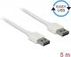 Kabel USB Delock Easy-USB, 5m, biały (85196) Darmowy odbiór w 26 miastach!