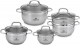 Zestaw garnków GERLACH Sendo 9 elementów