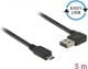 Kabel USB Delock Easy USB, Typ Micro-B, 5m, czarny (85169) Darmowy odbiór w 26 miastach!
