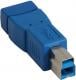 Adapter USB InLine USB A - USB B Niebieski (35300D) Darmowy odbiór w 26 miastach!
