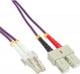 InLine Patchcord światłowodowy LC/SC, 50/125m, OM4 1m (88641P) Darmowy odbiór w 26 miastach!