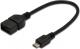 Kabel USB Digitus mikro B - A, 0,2m, OTG (DK-300309-002-S) Darmowy odbiór w 26 miastach!
