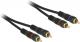 Kabel Delock RCA (Cinch) x2 - RCA (Cinch) x2 3m Czarny (85222) Darmowy odbiór w 26 miastach!