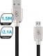 Kabel USB eXc Blade USB A - Micro USB (M/M) Czarny 1.5m Darmowy odbiór w 26 miastach!