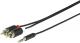Kabel eSTUFF Minijack 3.5 - RCA (Cinch) x2 5m Czarny (ES84430-5M-BLACK) Darmowy odbiór w 26 miastach!