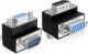 Delock Adapter D-Sub9 - D-Sub9, kątowy (65264) Darmowy odbiór w 26 miastach!