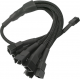Nanoxia 3Pin Molex-9x3Pin adapter 60cm, czarny (900100007) Darmowy odbiór w 26 miastach!