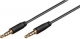 Kabel Goobay Minijack 3.5 - Minijack 3.5 2m Czarny (63830) Darmowy odbiór w 26 miastach!