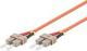 MicroConnect Patchcord światłowdowy SC/PC-SC/PC, 62.5/125 OM1, 0.5m (FIB2200005) Darmowy odbiór w 26 miastach!