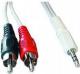 Kabel Gembird Minijack 3.5 - RCA (Cinch) x2 20m Czarny (CCA45820M) Darmowy odbiór w 26 miastach!