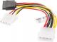 Lanberg kabel Molex 4pin - Molex 4pin/SATA 15pin 15cm (CA-HDSA-12CU-0015) Darmowy odbiór w 26 miastach!
