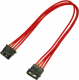 Nanoxia 4-Pin Molex przedłużacz 30cm czerwony (900300025) Darmowy odbiór w 26 miastach!