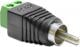 Adapter AV Delock RCA męski - Terminal Block 2-pin (65417) Darmowy odbiór w 26 miastach!