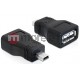 Adapter USB Delock USB-miniUSB Czarny (65277) Darmowy odbiór w 26 miastach!