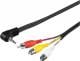 Kabel Minijack 3.5 - RCA (Cinch) x3 1.5m Czarny Darmowy odbiór w 26 miastach!