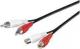Kabel MicroConnect RCA (Cinch) x2 - RCA (Cinch) x2 2.5m Biało-czerwony (AUDCH3) Darmowy odbiór w 26 miastach!