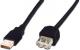 Kabel USB Digitus USB A - USB A (M/Ż) Czarny 3m (DK-300202-030-S) Darmowy odbiór w 26 miastach!