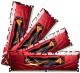 Pamięć G.Skill DDR4 32GB (4x8GB) Ripjaws4 2666MHz CL15 XMP Red (F4-2666C15Q-32GRR) Darmowy odbiór w 26 miastach! Raty od 56,66 zł
