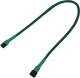 Nanoxia 3-Pin Molex przedłużacz 30cm zielony (900500000) Darmowy odbiór w 26 miastach!