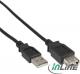 Kabel USB InLine USB A/A, 1m, Czarny (34610B) Darmowy odbiór w 26 miastach!