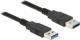 Kabel USB Delock 3.0 A - A 2m czarny (85062) Darmowy odbiór w 26 miastach!