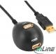 Kabel USB InLine USB A/2x USB A, 5m, Czarny (34655) Darmowy odbiór w 26 miastach!