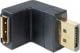 Adapter AV Delock DISPLAYPORT(M)-DISPLAYPORT(F) KĄTOWY 90