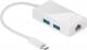 HUB USB MicroConnect USB-C - 2x USB + 1x RJ-45 (USB3.1CETHUSBW) Darmowy odbiór w 26 miastach!