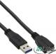 Kabel USB InLine USB 3.0 A/Micro USB, 3m, Czarny (35430) Darmowy odbiór w 26 miastach!
