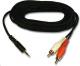 Kabel Minijack 3.5 - RCA (Cinch) x2 15m Czarny Darmowy odbiór w 26 miastach!