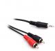 Kabel G&BL Minijack 3.5 - RCA (Cinch) x2 1.5m Czarny (28) Darmowy odbiór w 26 miastach!