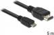 Kabel Delock MHL (microUSB - HDMI) 5m Czarny (83297) Darmowy odbiór w 26 miastach!