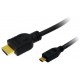 Kabel LogiLink HDMI - Micro HDMI 2m Czarny (CH0032) Darmowy odbiór w 26 miastach!