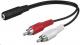 Kabel PremiumCord Minijack 3.5 - RCA (Cinch) x2 1.5m Czarny (kjackcinb2) Darmowy odbiór w 26 miastach!