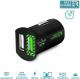 Ładowarka PURO Mini Car Fast Charger - 2 x USB 2.4 A (FCMCH2USB24BLK) Darmowy odbiór w 26 miastach!