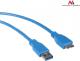Przewód kabel USB 3.0 AM-microBM Wtyk-wtyk 1,5m Maclean MCTV-587