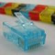 NetRack wtyk RJ45 8p8c UTP drut, kat. 5e (100 szt), niebieski (105-51B) Darmowy odbiór w 26 miastach!