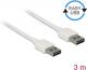 Kabel USB Delock Easy-USB, 3m, biały (85195) Darmowy odbiór w 26 miastach!