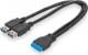 Kabel USB Digitus 3.0, 2x gniazdo A - 20 pin 0,3m (DB-300300-003-S) Darmowy odbiór w 26 miastach!