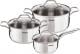 Tefal Zestaw garnków Intuition Poli SS A702S674